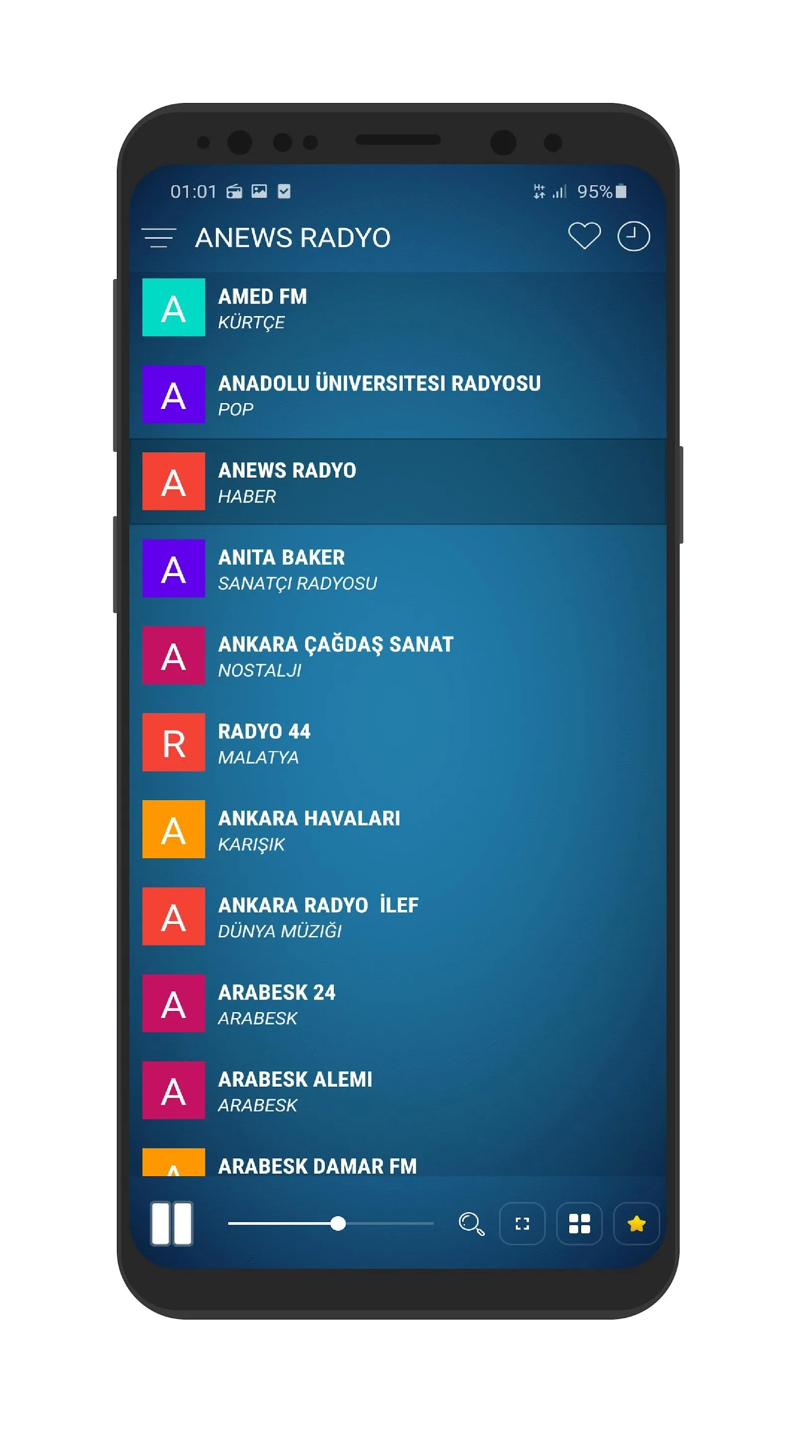 Turkey FM Radios - Radyo Turk | Indus Appstore | Screenshot