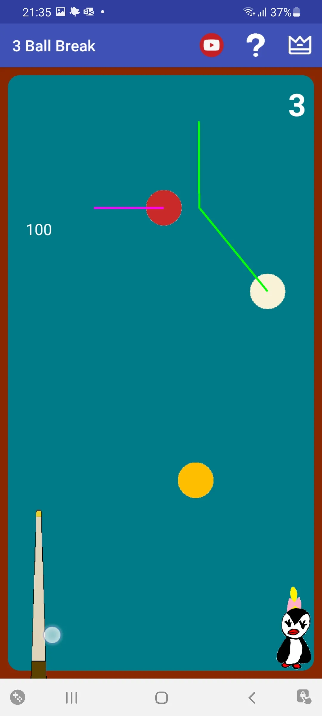 3 Ball Break | Indus Appstore | Screenshot