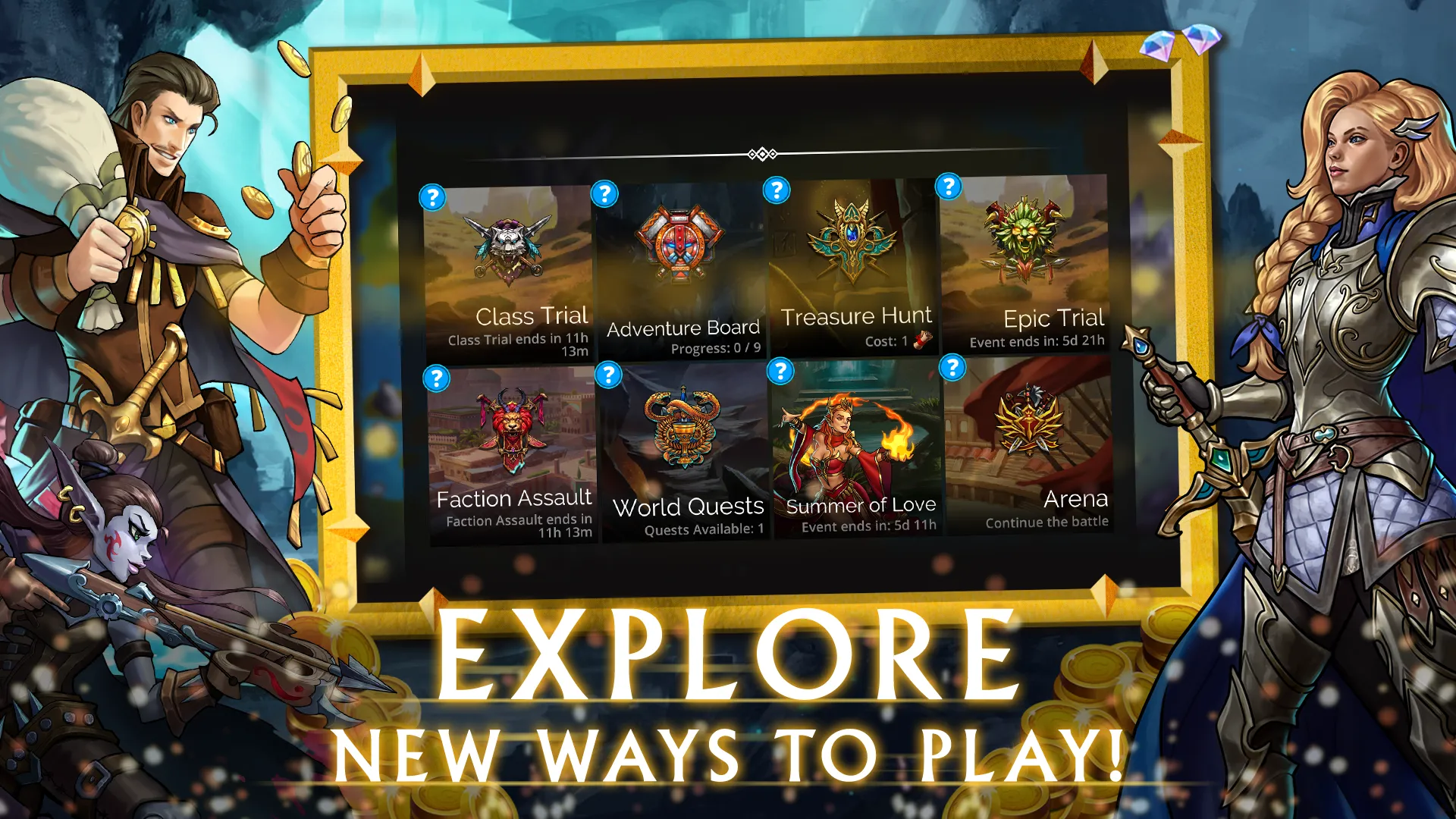 Gems of War - Match 3 RPG | Indus Appstore | Screenshot