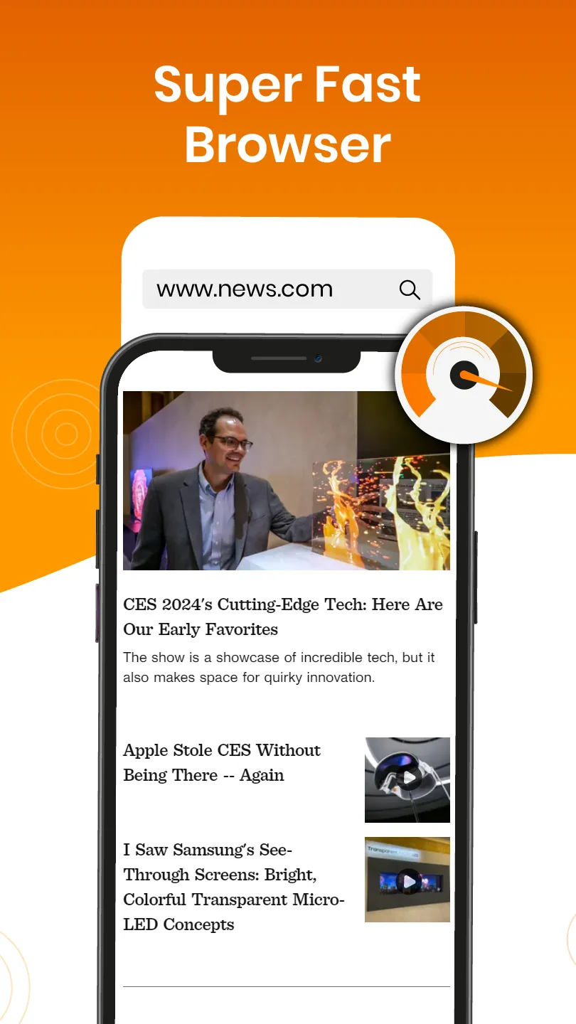 Super Browser: Fast & Private | Indus Appstore | Screenshot