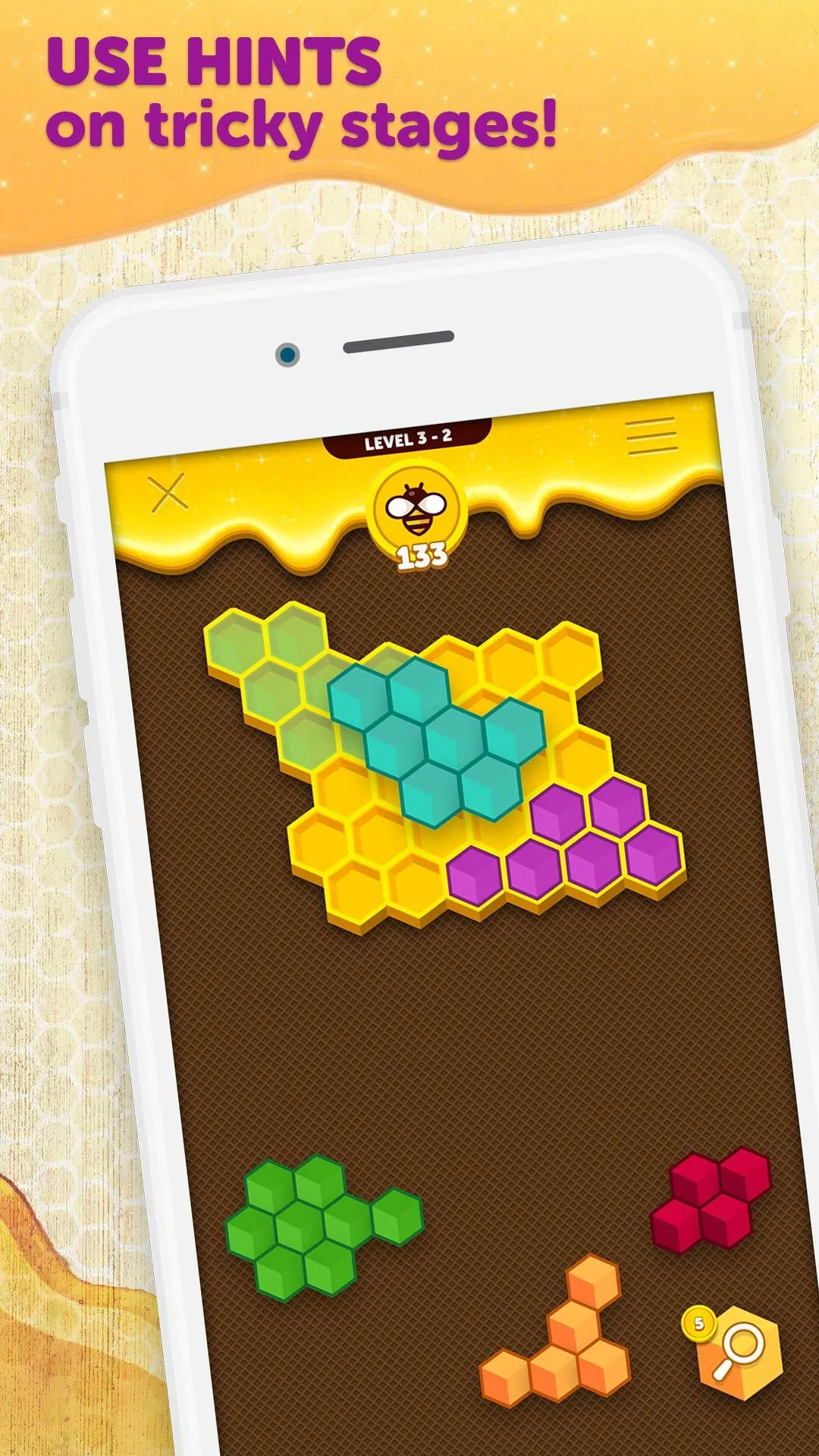 Hexa Buzzle | Indus Appstore | Screenshot