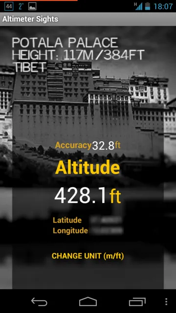 Altimeter Sights /GPS Altitude | Indus Appstore | Screenshot