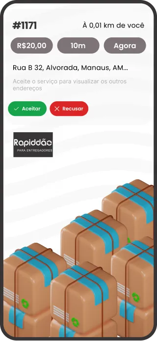 RAPIDDÃO – PARA ENTREGADORES | Indus Appstore | Screenshot