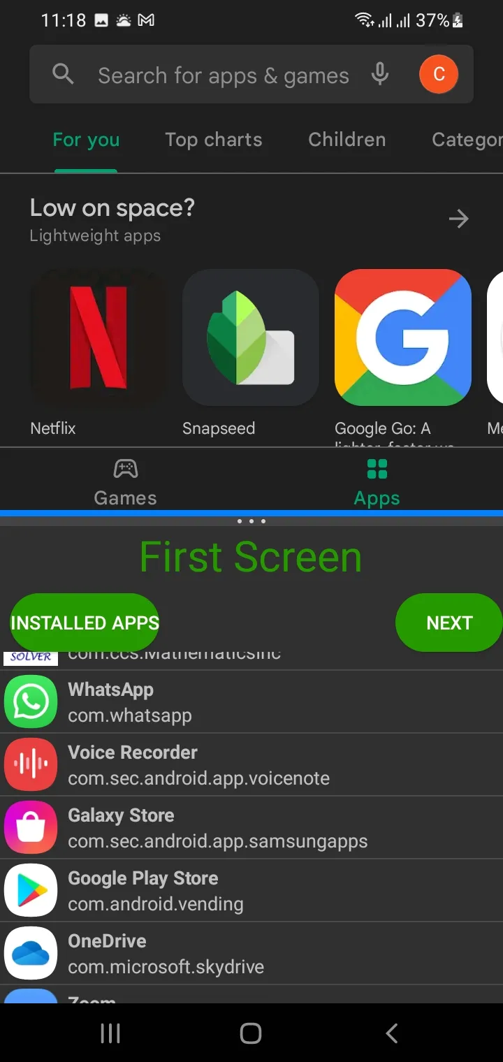 Split Screen Launcher | Indus Appstore | Screenshot