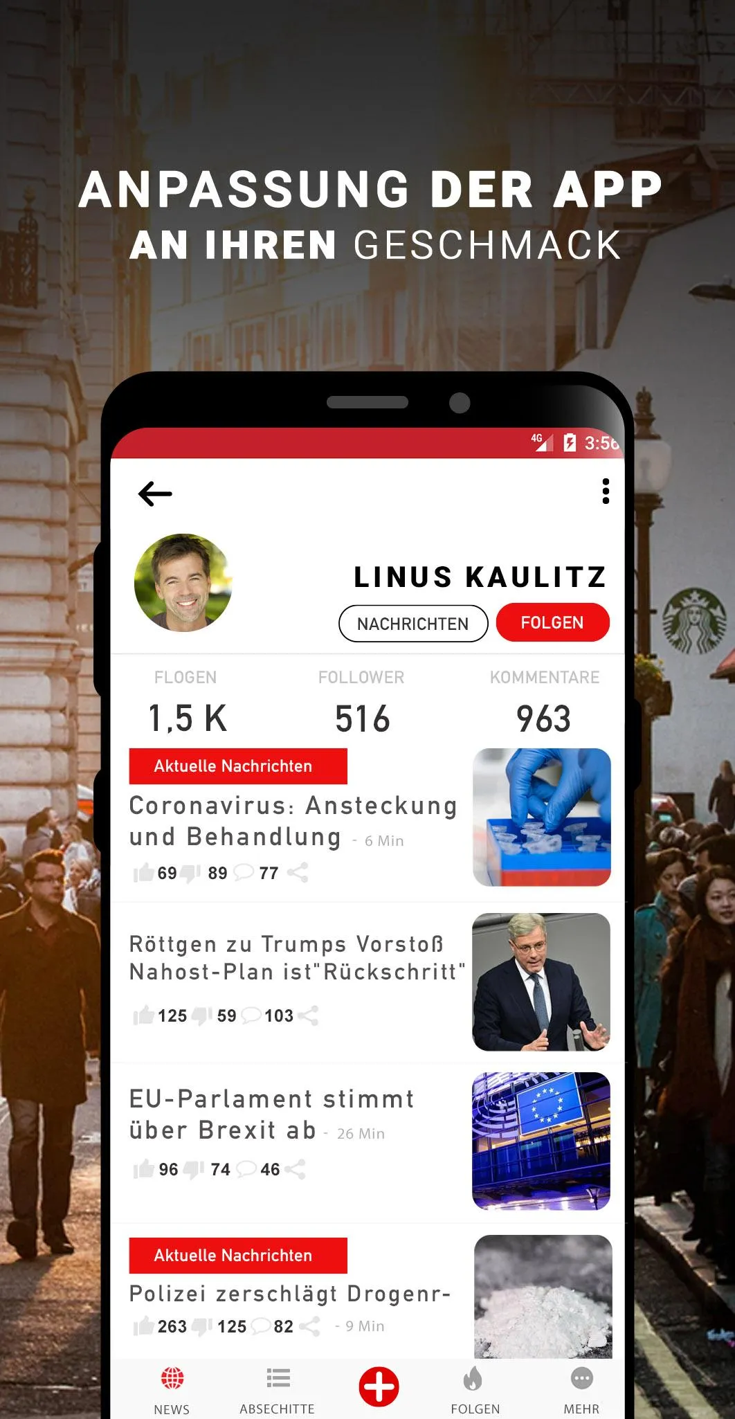 Eilmeldung Deutschland | Indus Appstore | Screenshot