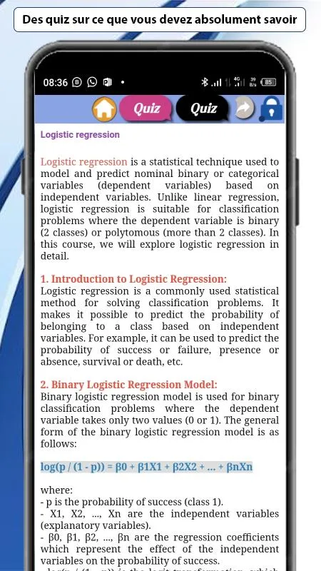 Statistics course | Indus Appstore | Screenshot