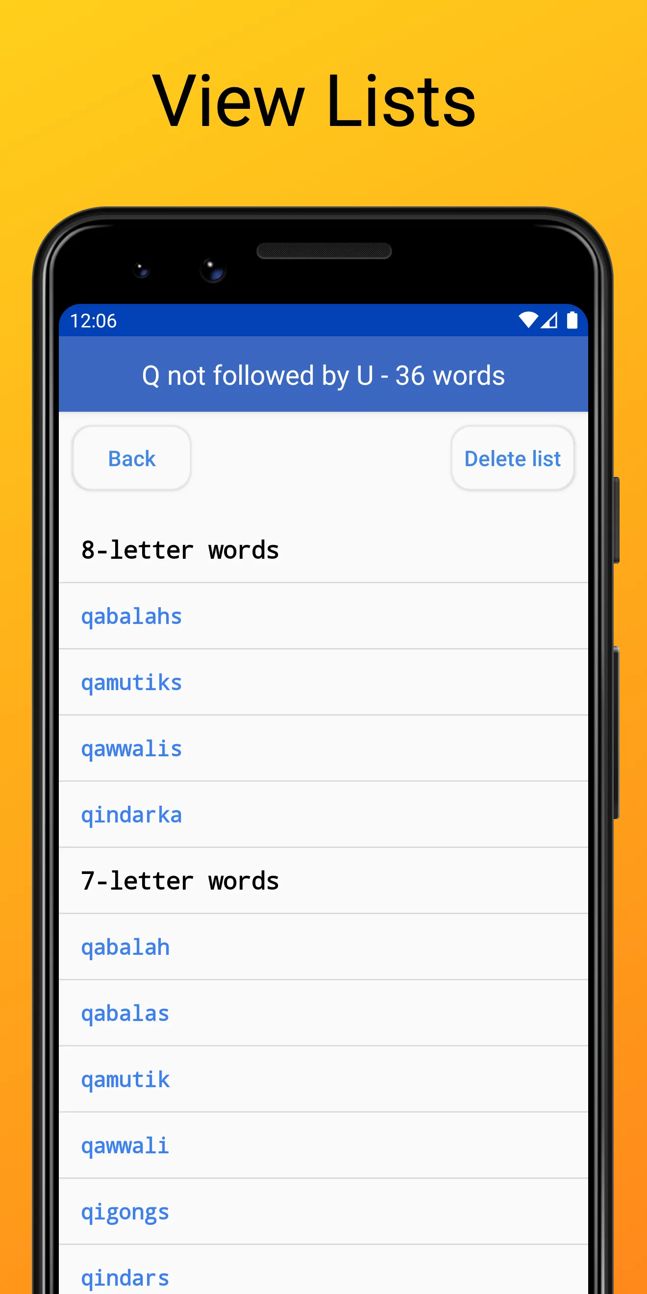 Word Checker (for Scrabble) | Indus Appstore | Screenshot