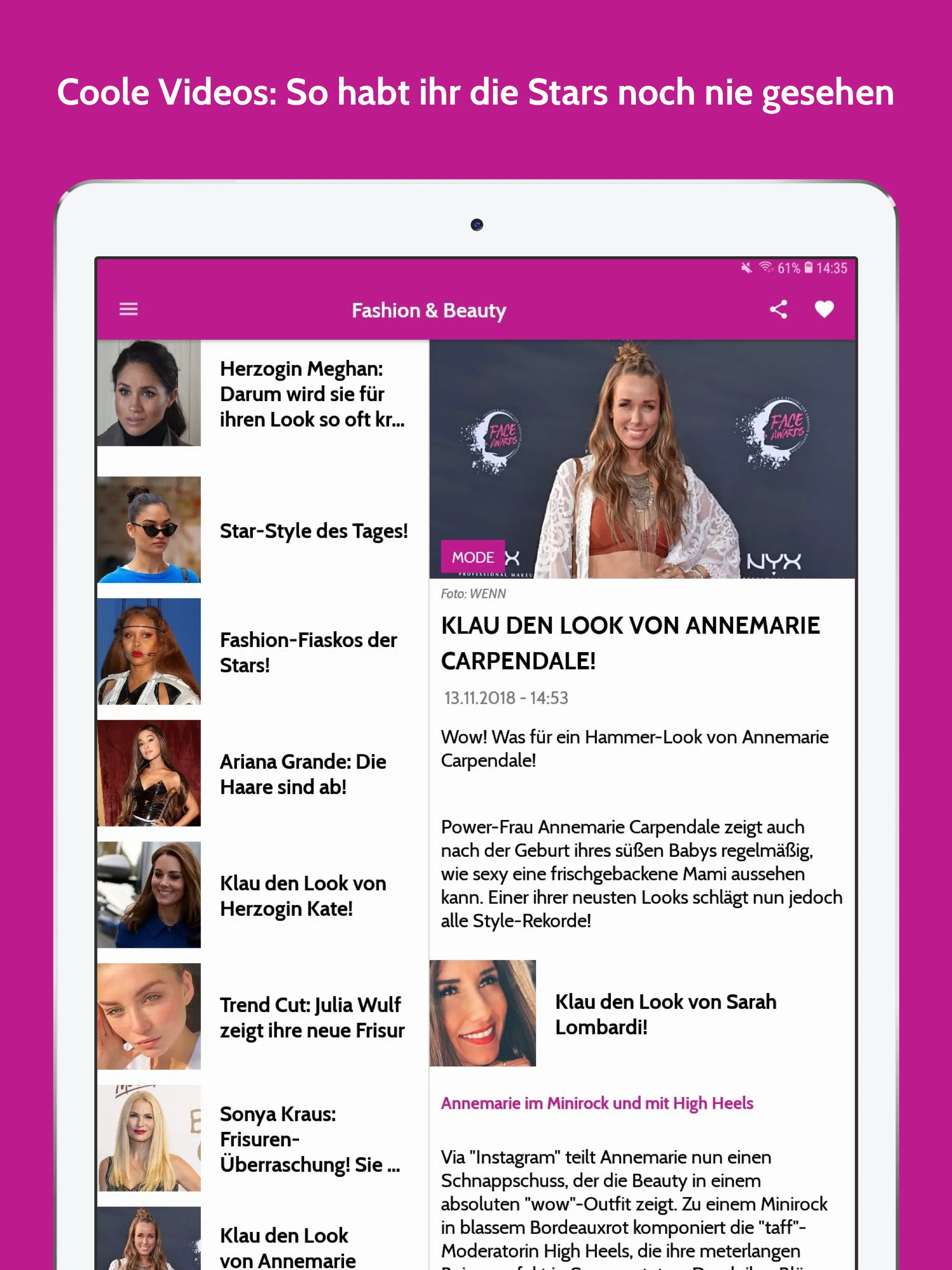 InTouch - Promi-News für Dich! | Indus Appstore | Screenshot