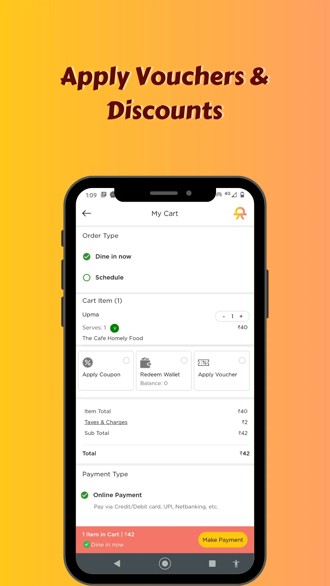 CloudKitch Food@Work | Indus Appstore | Screenshot