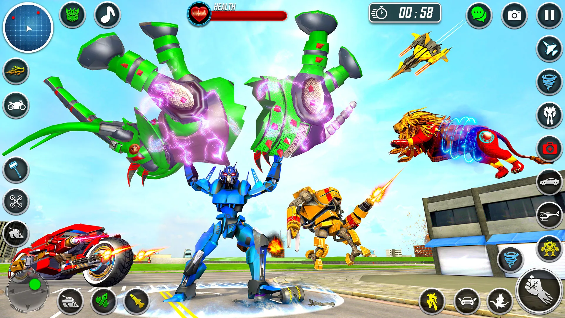Toilet Robot: Car Robot Games | Indus Appstore | Screenshot