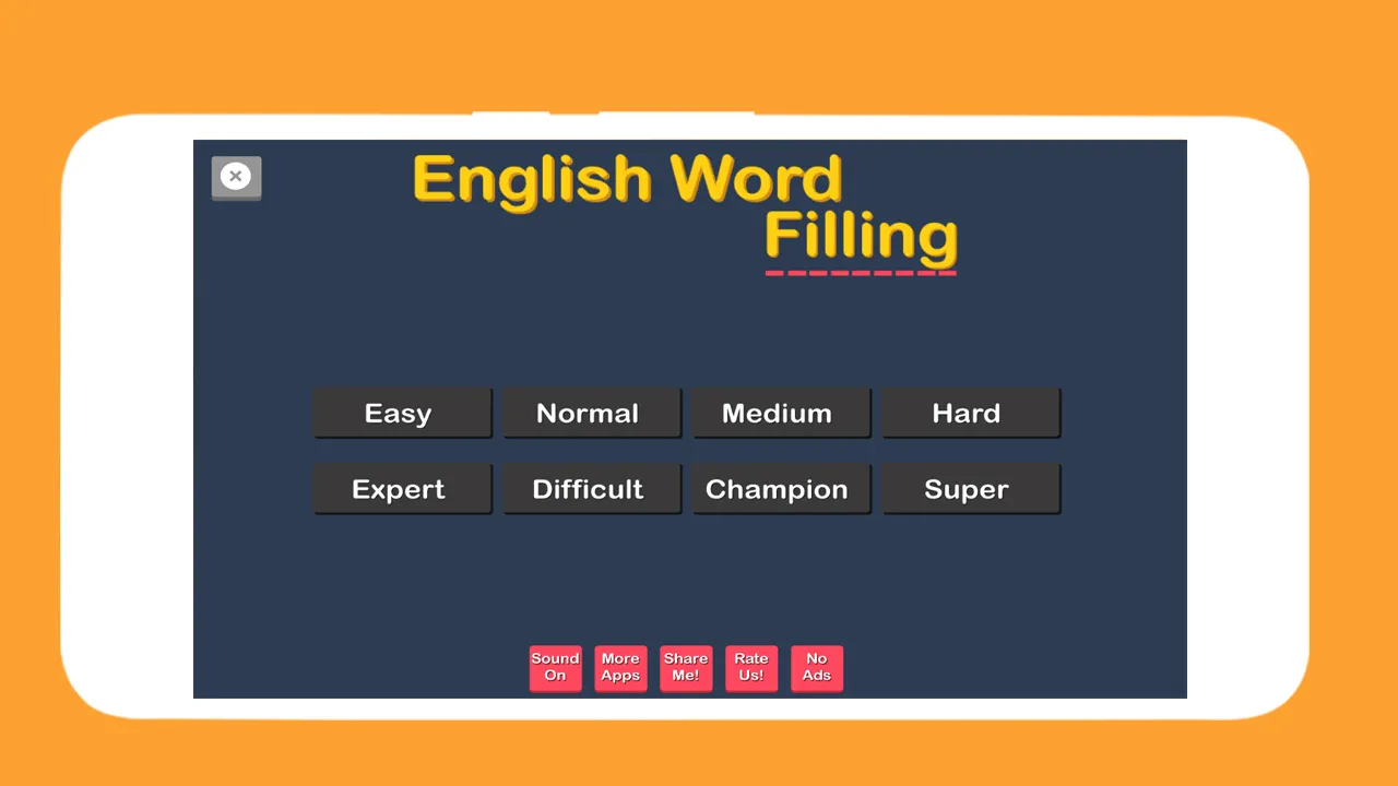 English Word Fill | Indus Appstore | Screenshot