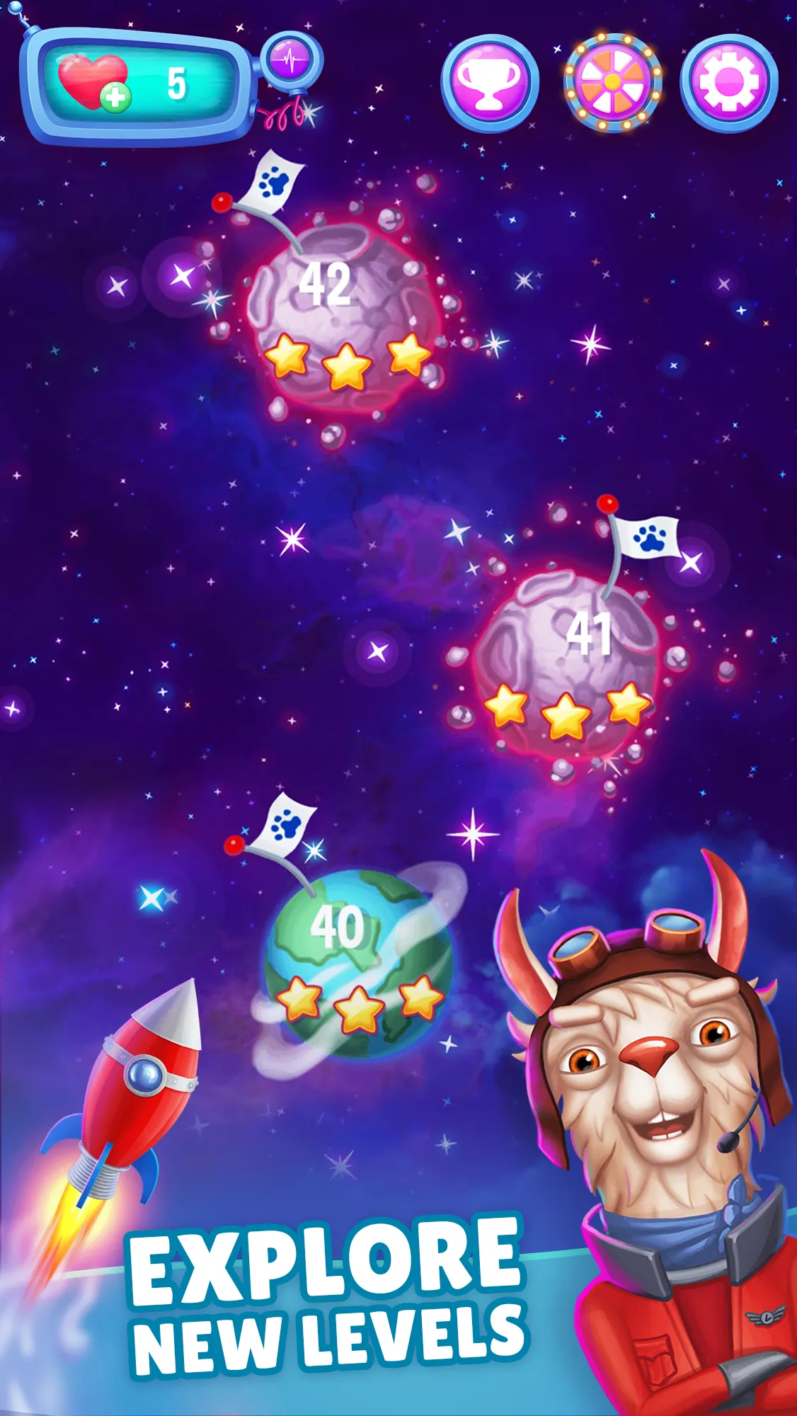 Space Matchers Match 3 Games | Indus Appstore | Screenshot