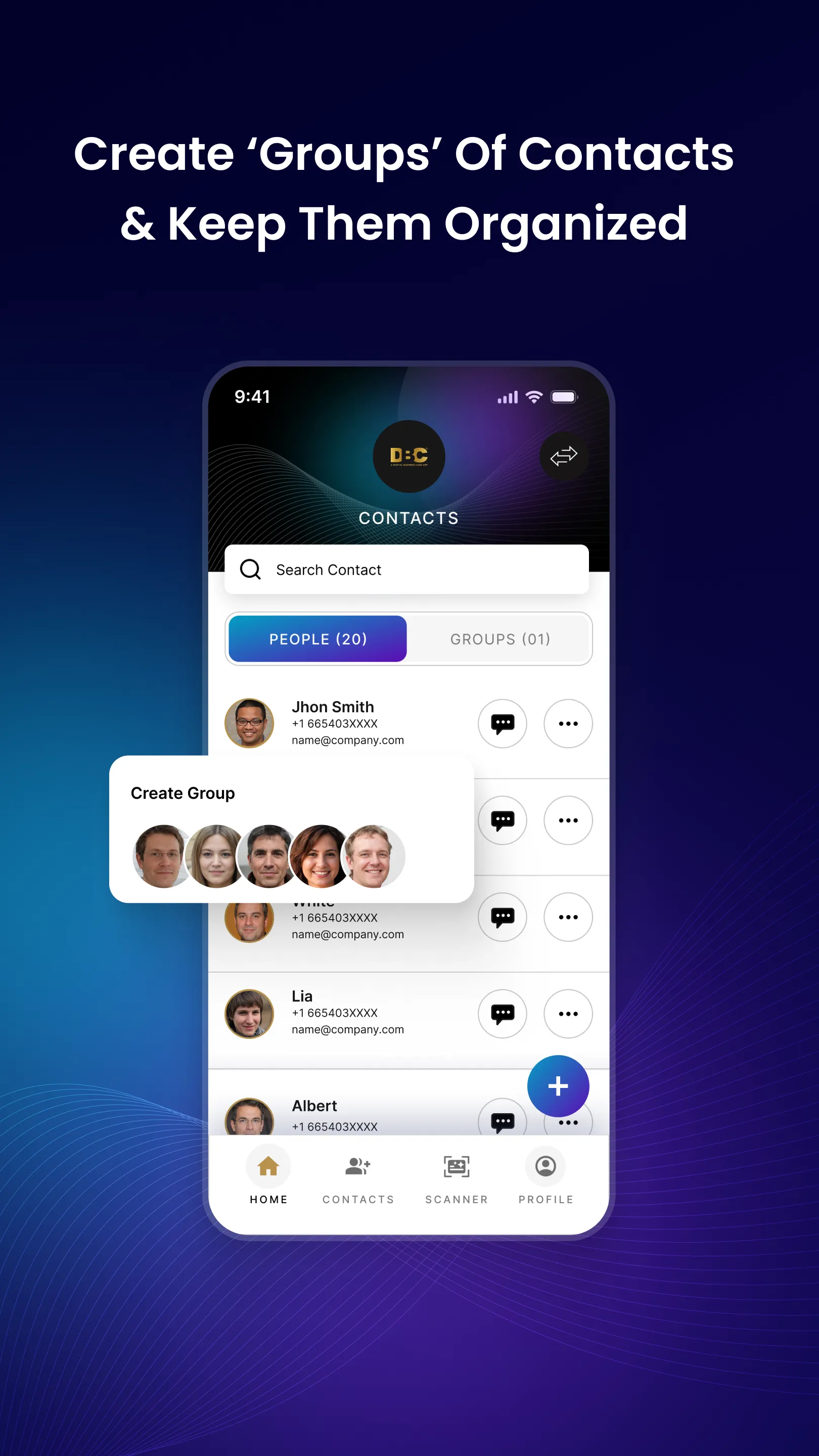 Sailax DBC - Business Card App | Indus Appstore | Screenshot