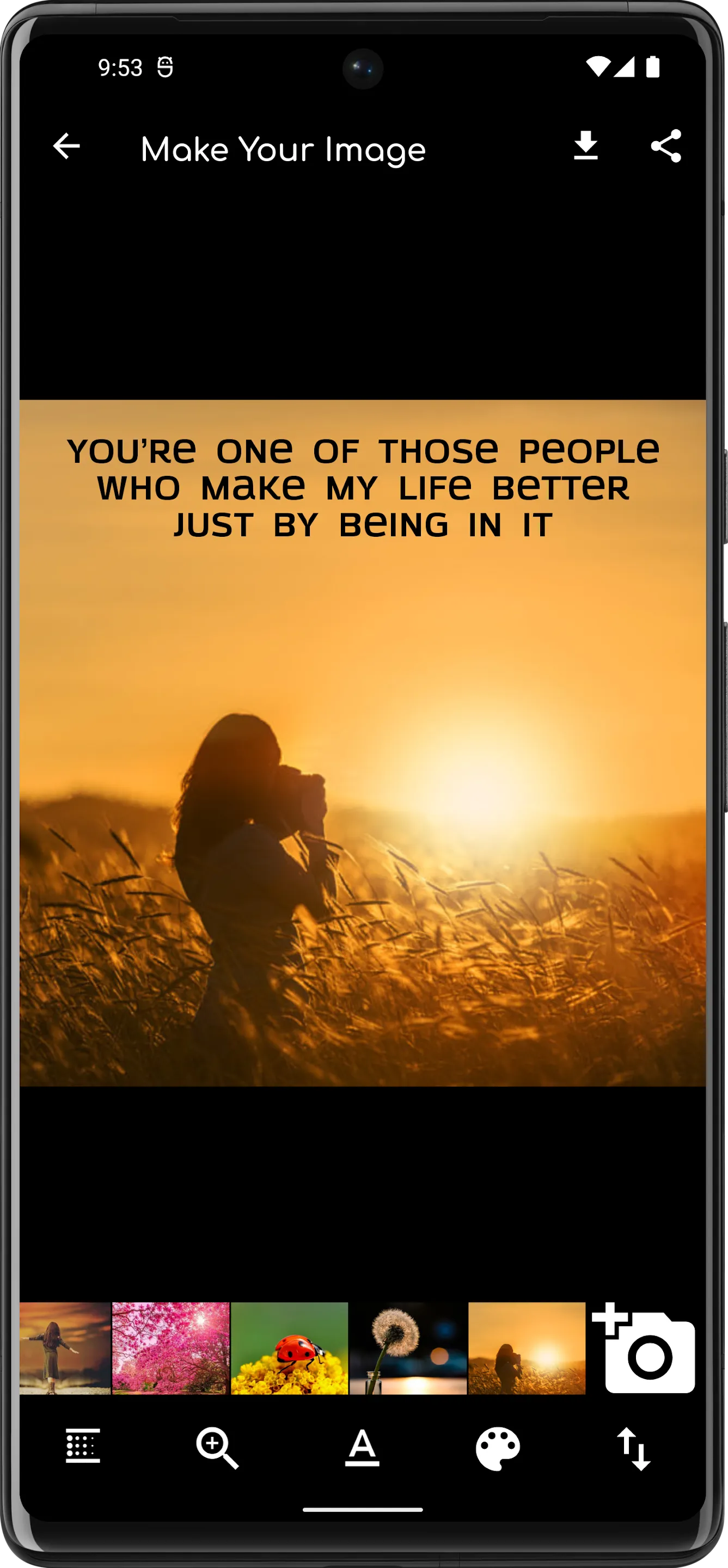 Caption and Status | Indus Appstore | Screenshot