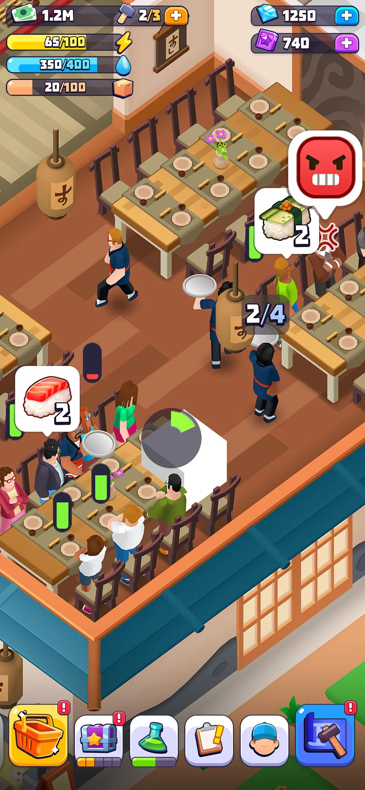 Sushi Empire Tycoon—Idle Game | Indus Appstore | Screenshot