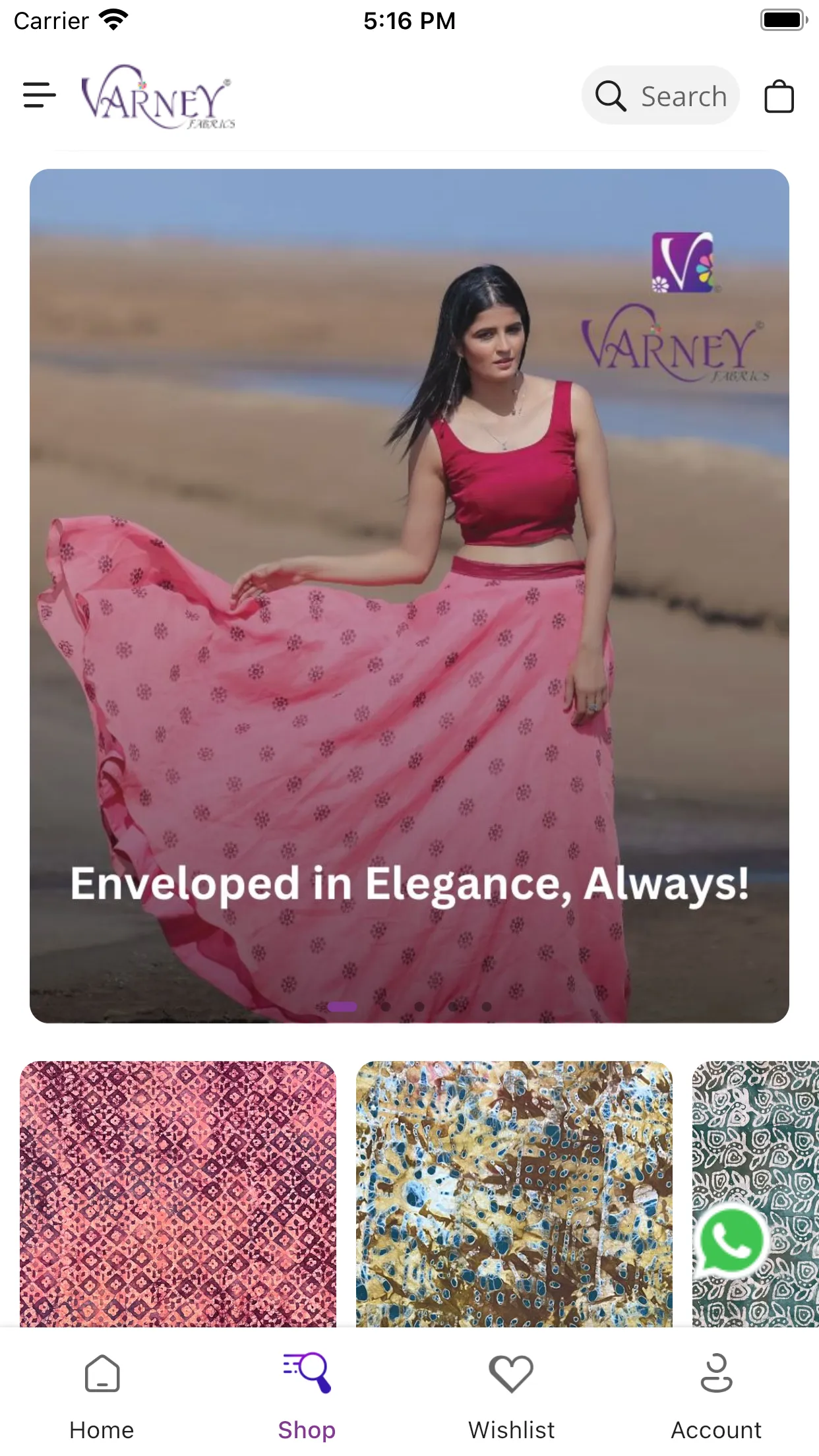 Varney Fabrics | Indus Appstore | Screenshot