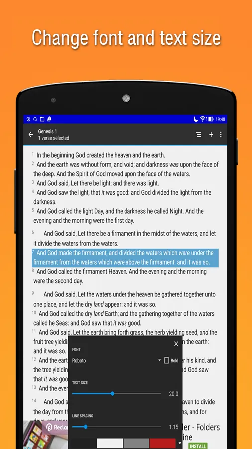 Offline Bible- Bible Notebook | Indus Appstore | Screenshot