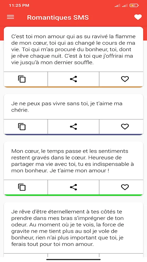 Sensuels SMS D’amour | Indus Appstore | Screenshot