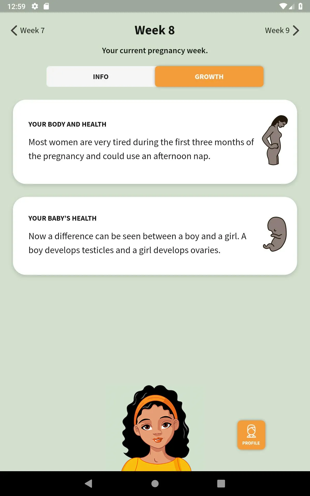 LUCY | Pregnancy information | Indus Appstore | Screenshot