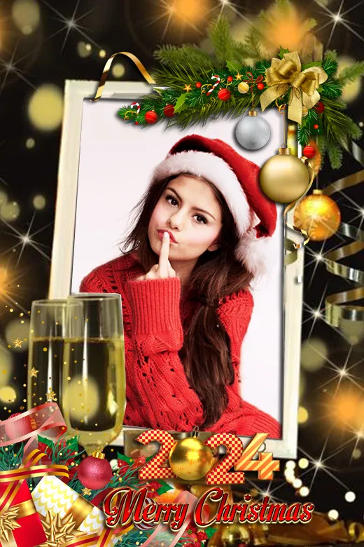 Christmas photo frame 2024 | Indus Appstore | Screenshot