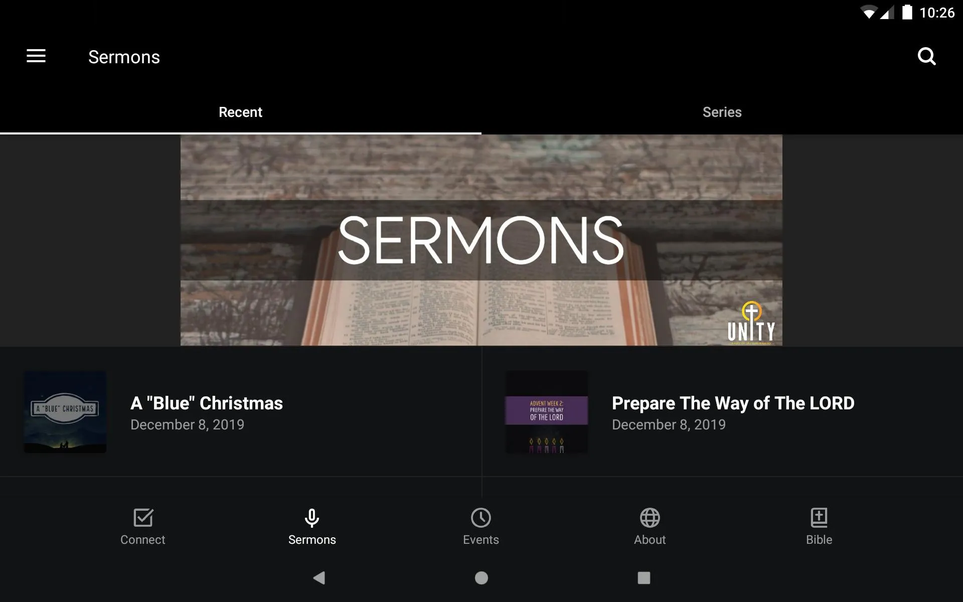 Unity Baptist Church - GC | Indus Appstore | Screenshot