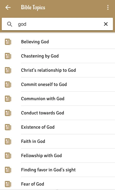 Topical Bible Studies - Topics | Indus Appstore | Screenshot