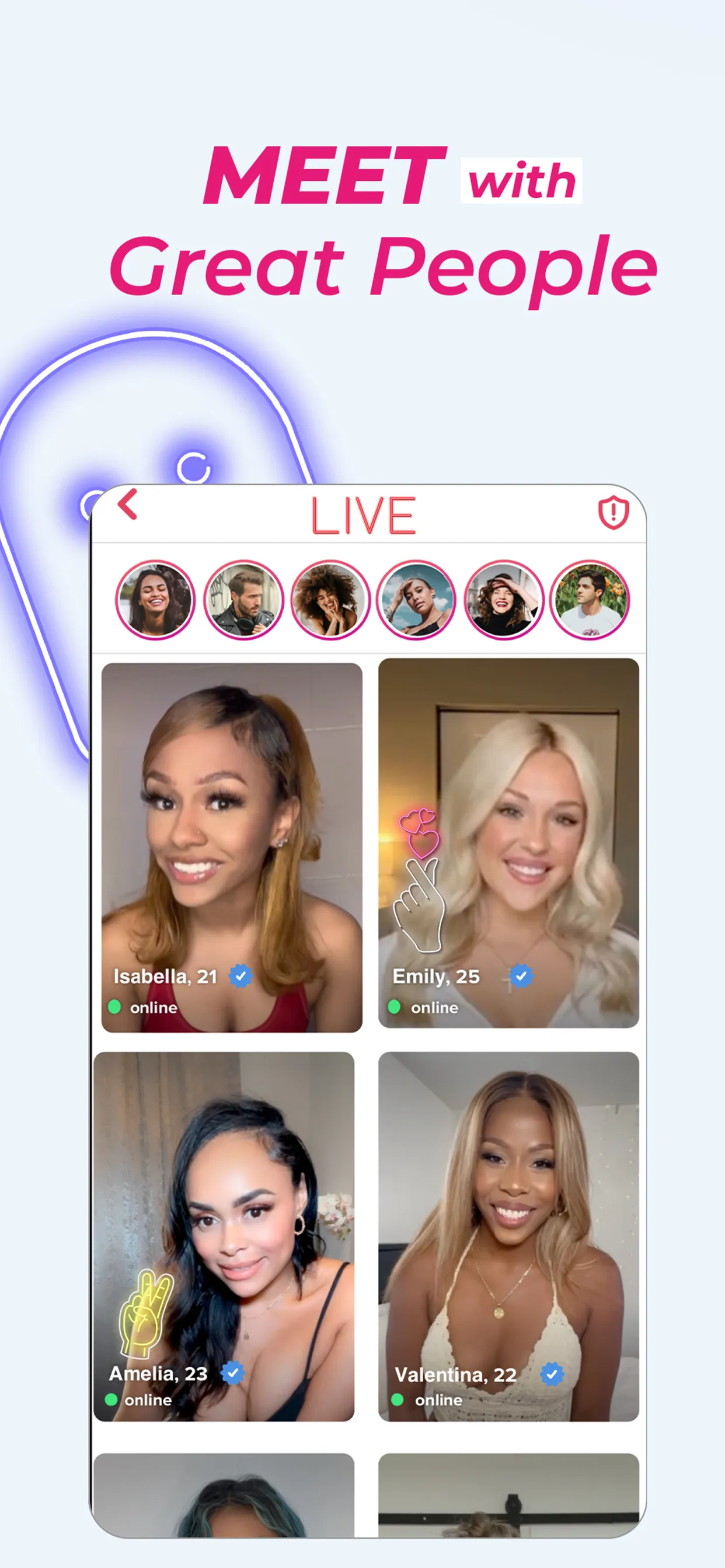 Cafe - Live video chat | Indus Appstore | Screenshot