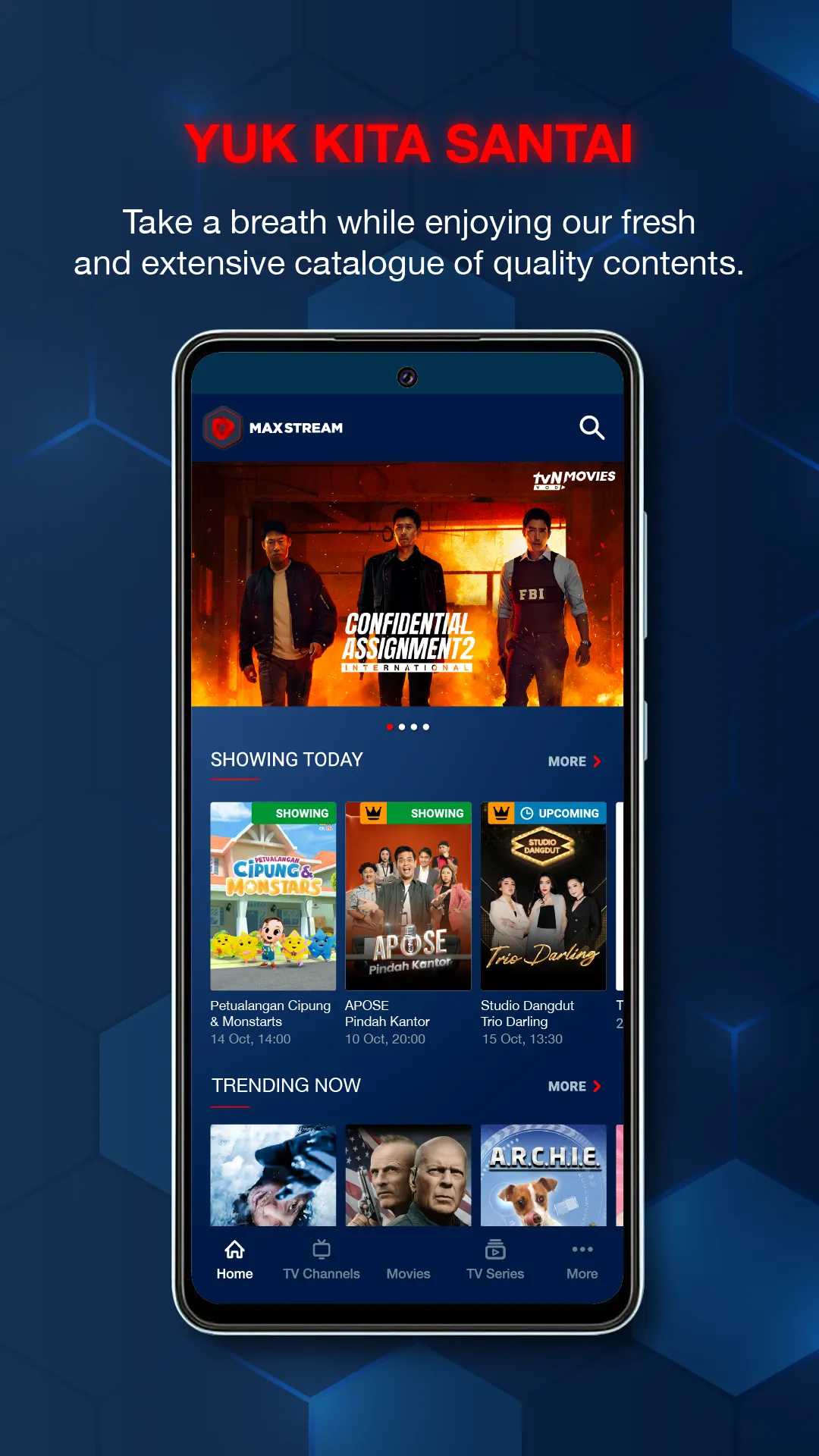 MAXstream - Movies, TV, Sports | Indus Appstore | Screenshot