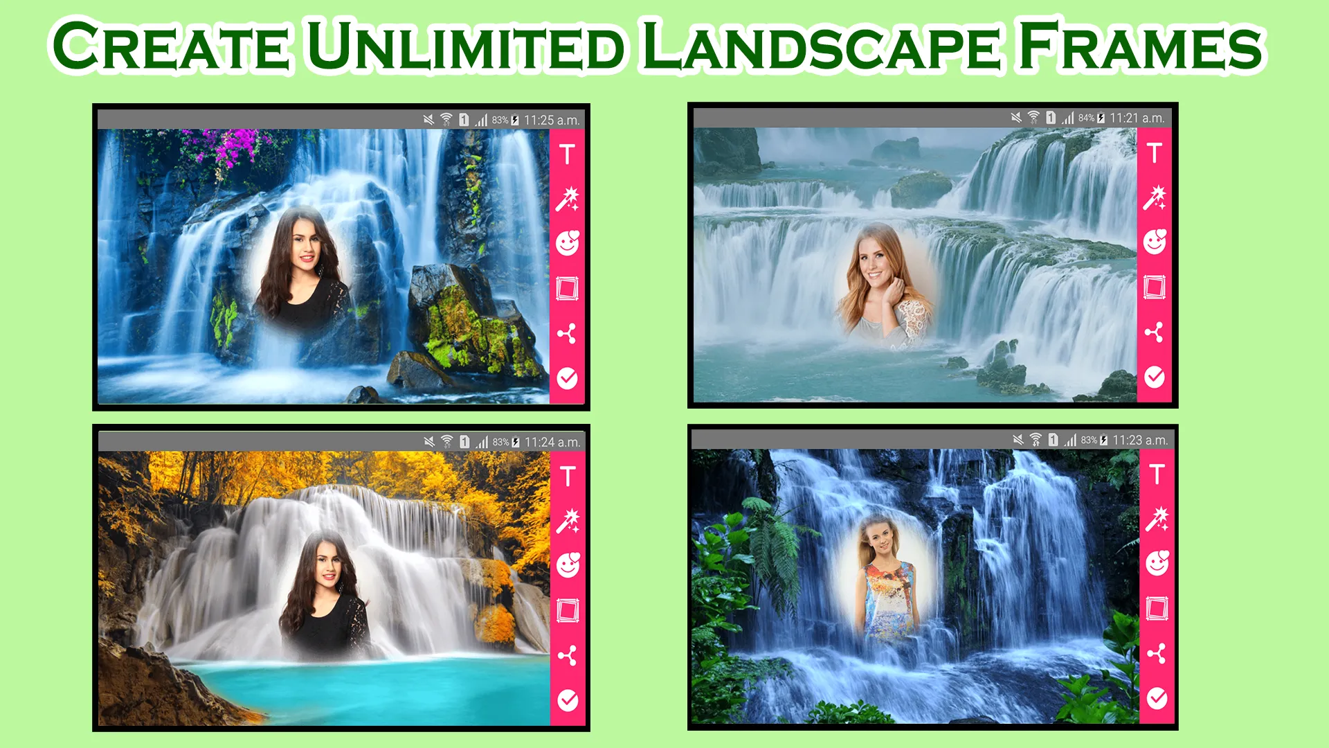 Waterfall Frames | Indus Appstore | Screenshot