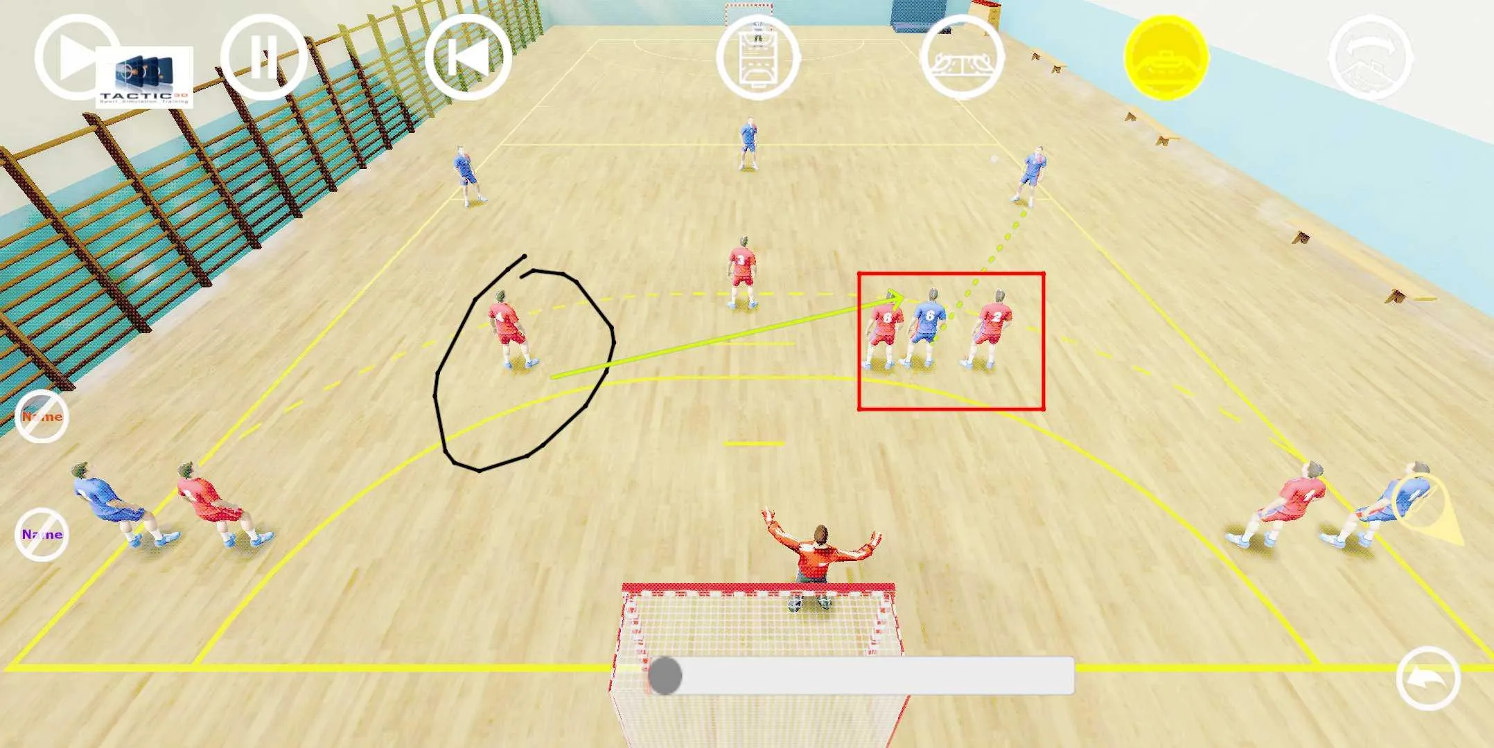 Handball 3D Tactic | Indus Appstore | Screenshot