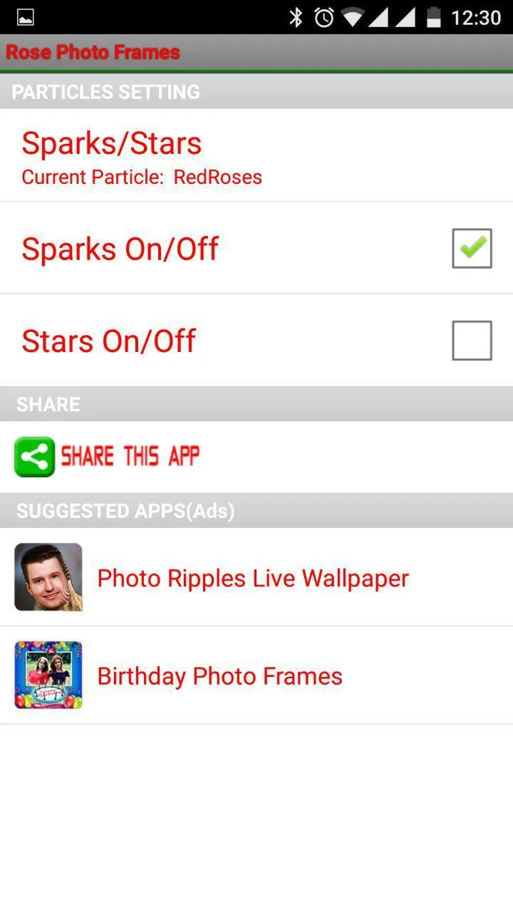 Rose Photo Frames HD | Indus Appstore | Screenshot