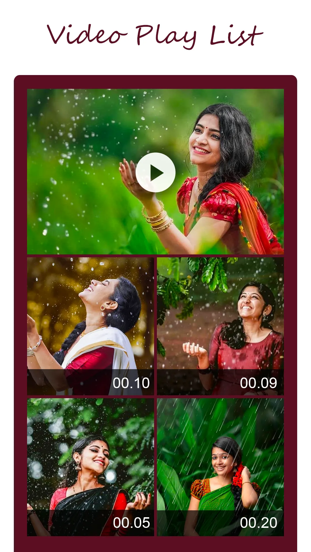 Rain Video Music -Photo Editor | Indus Appstore | Screenshot