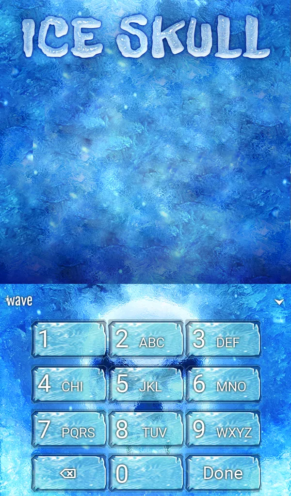 Ice Skull Keyboard & Wallpaper | Indus Appstore | Screenshot