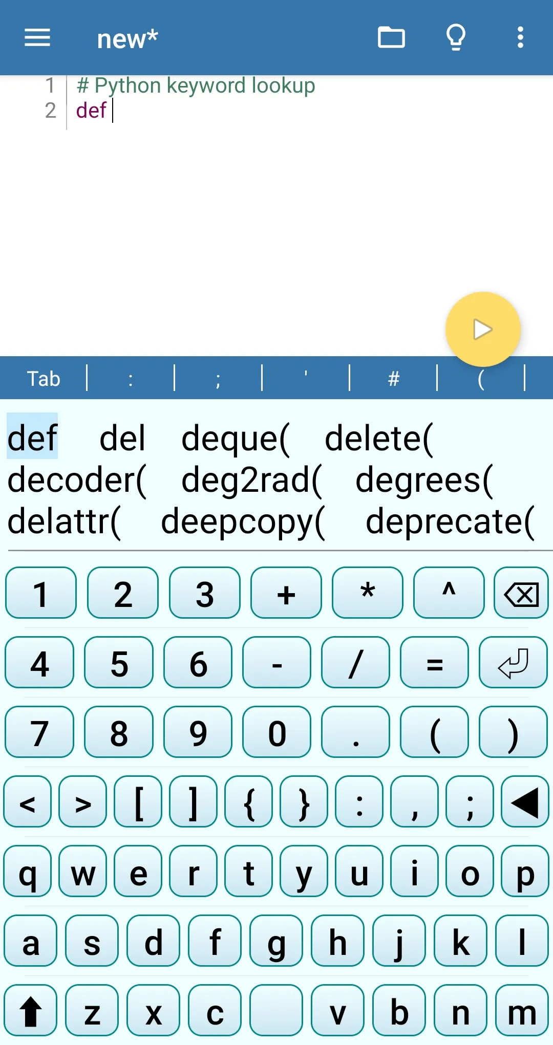 Math/Script Keyboard | Indus Appstore | Screenshot