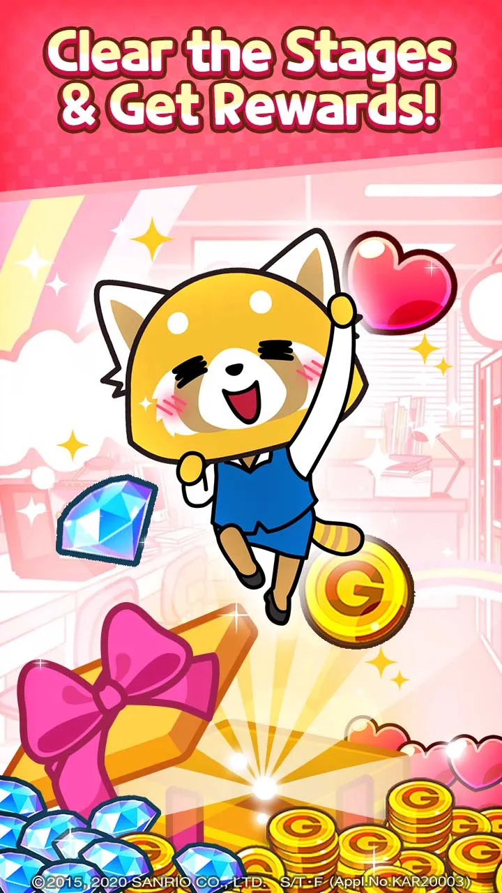 Aggretsuko : Match 3 Puzzle | Indus Appstore | Screenshot