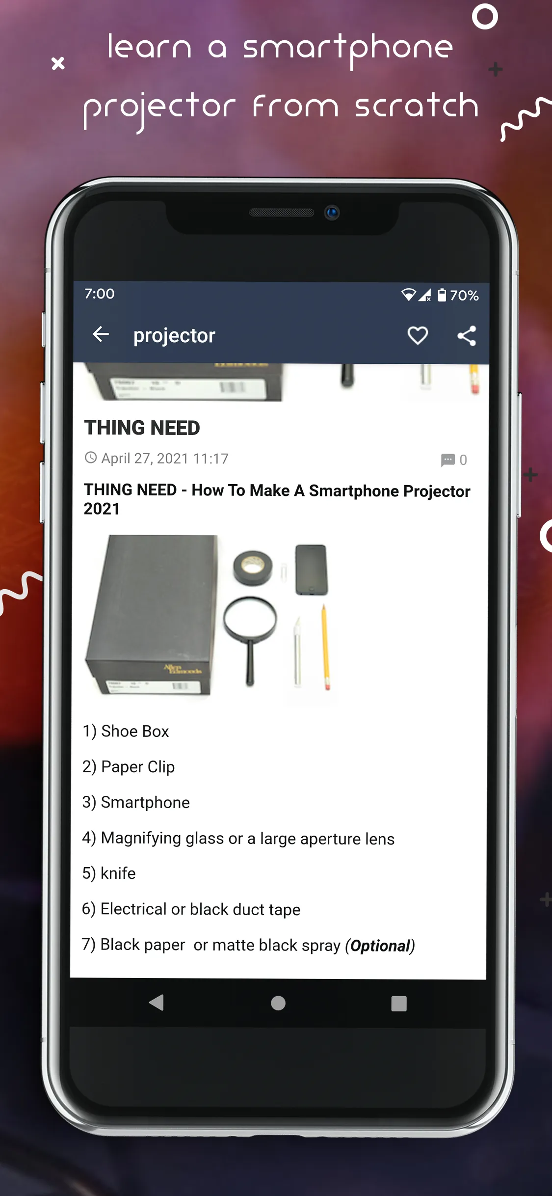 How Make Smartphone Projector | Indus Appstore | Screenshot