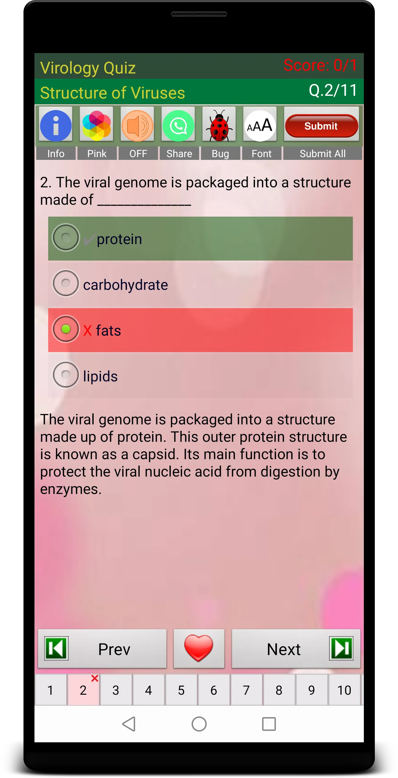 Virology Quiz | Indus Appstore | Screenshot