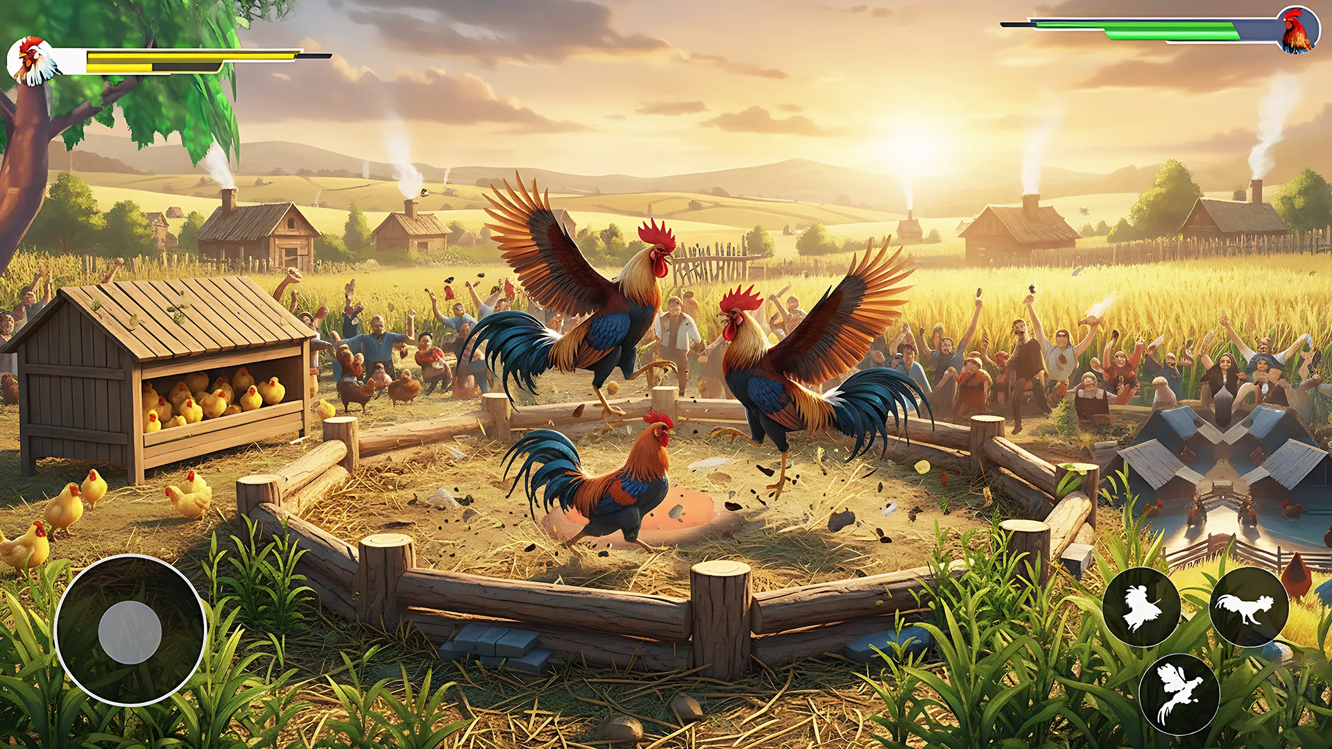 Rooster Fighting Kung Fu Games | Indus Appstore | Screenshot