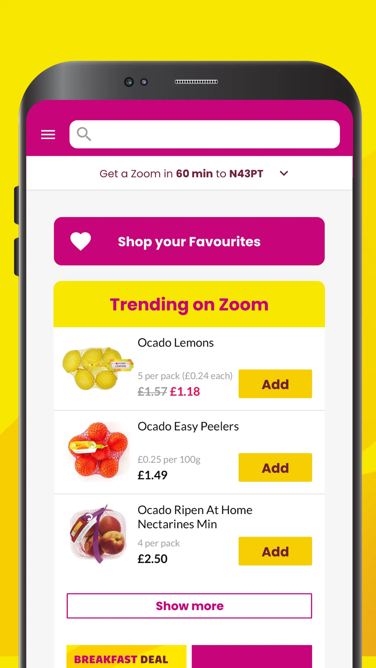 Zoom by Ocado | Indus Appstore | Screenshot