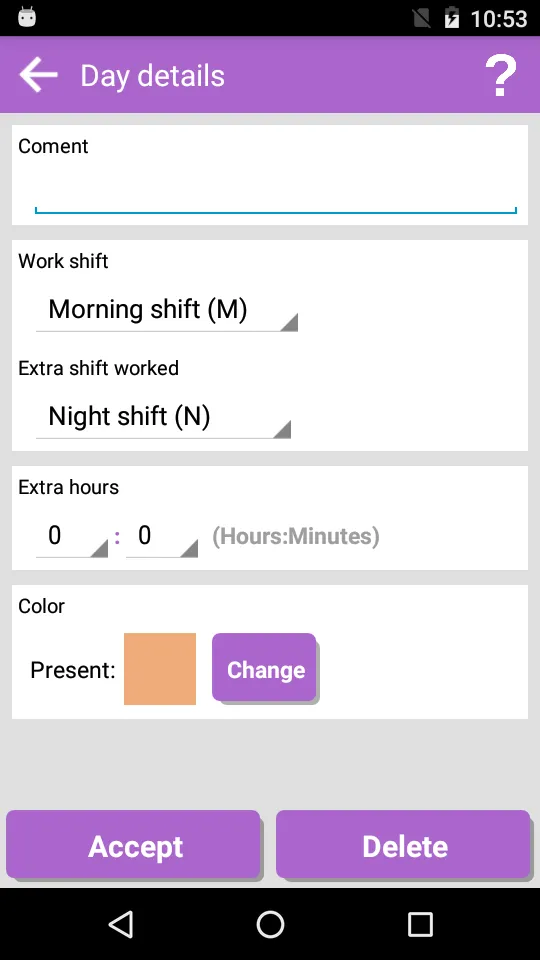 My Work Shifts | Indus Appstore | Screenshot