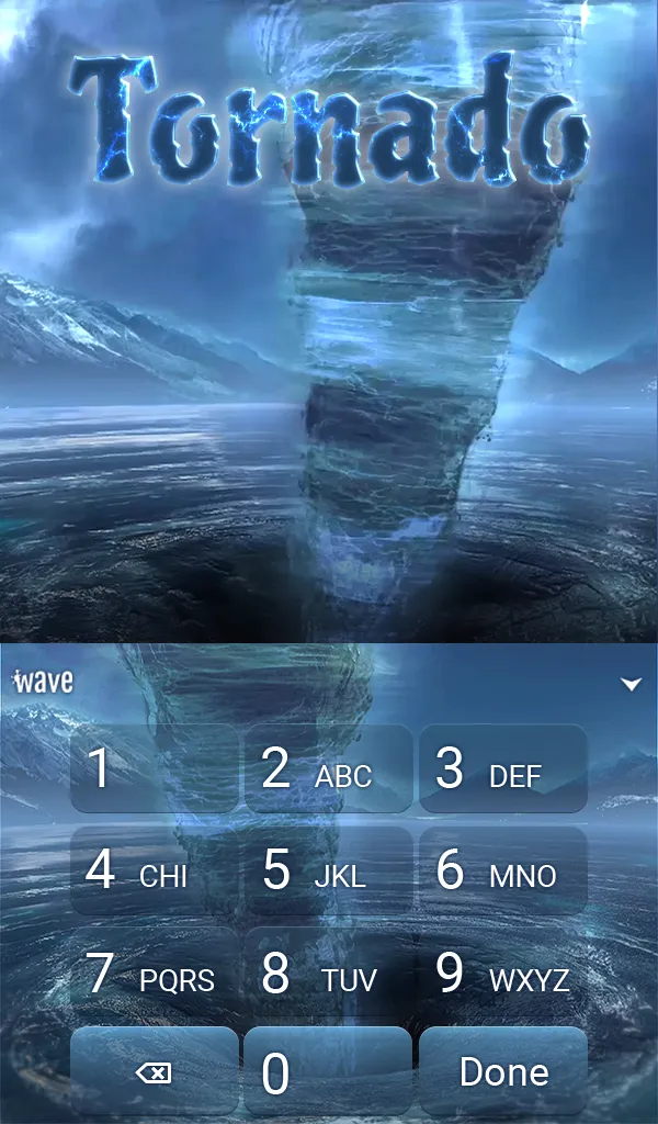 Tornado Live Wallpaper Theme | Indus Appstore | Screenshot