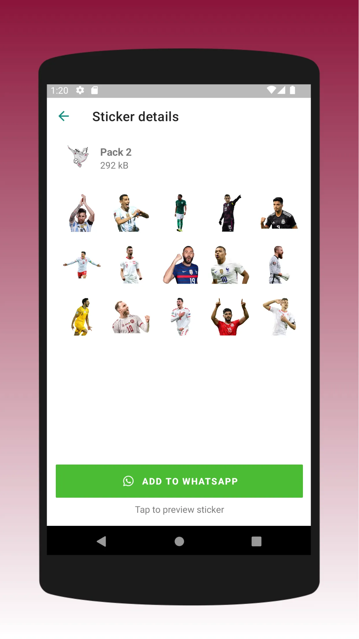 World Cup 2022 Stickers | Indus Appstore | Screenshot