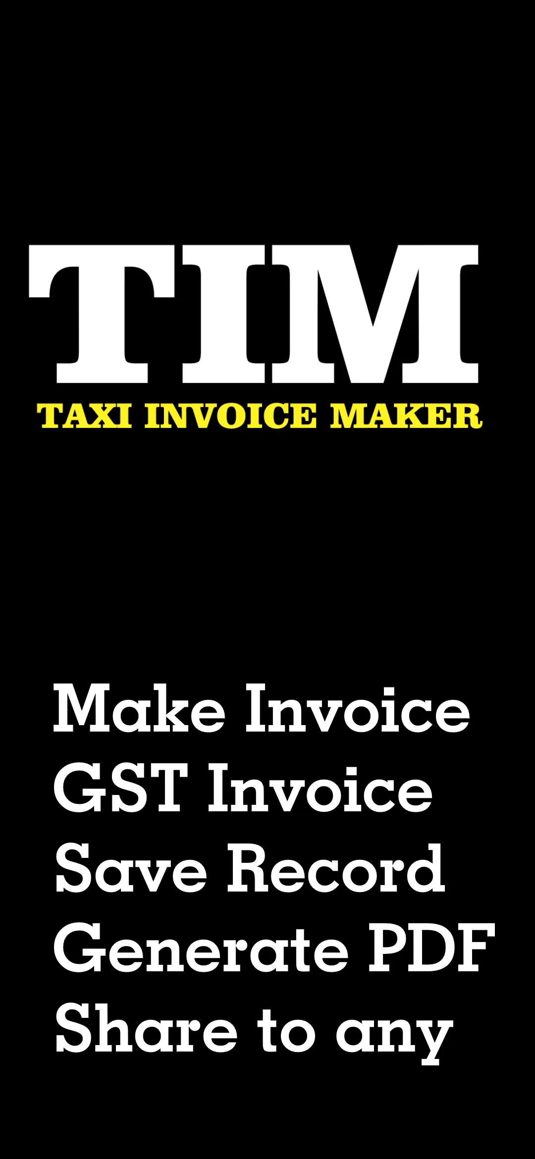 Taxi Invoice Maker - Billing | Indus Appstore | Screenshot