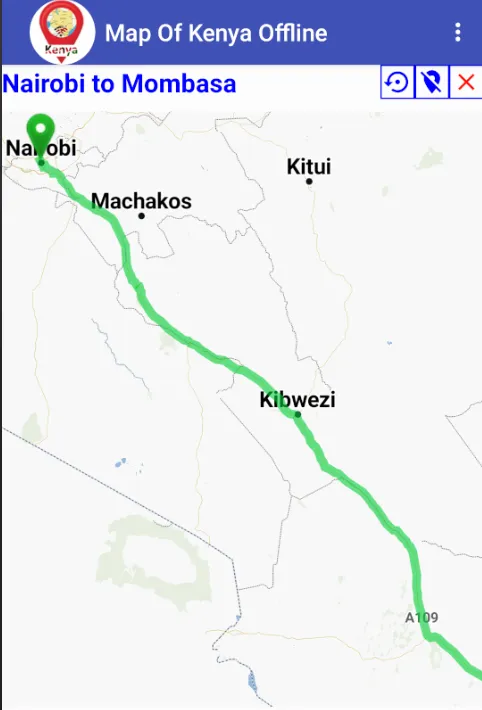 Map Of Kenya Offline | Indus Appstore | Screenshot