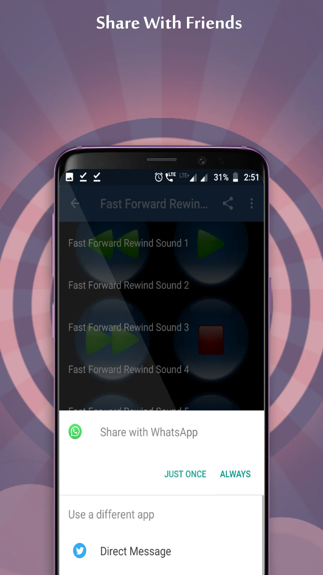 Fast Forward Rewind Sound | Indus Appstore | Screenshot