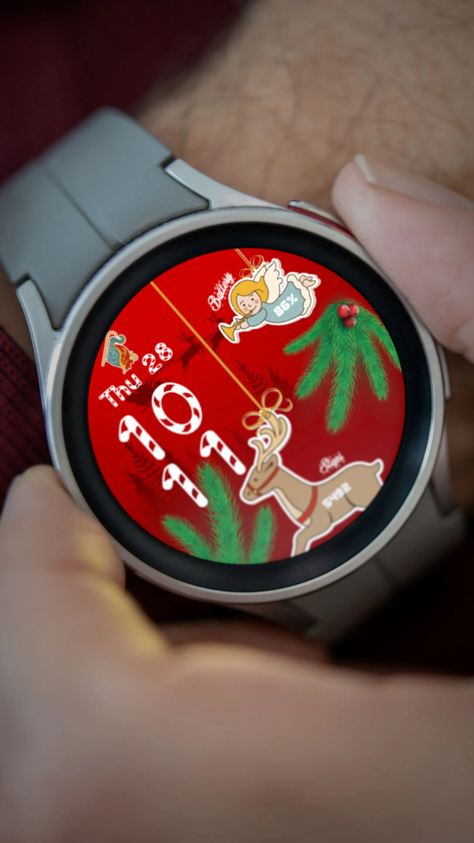 Winter Wonderland Watch Face | Indus Appstore | Screenshot