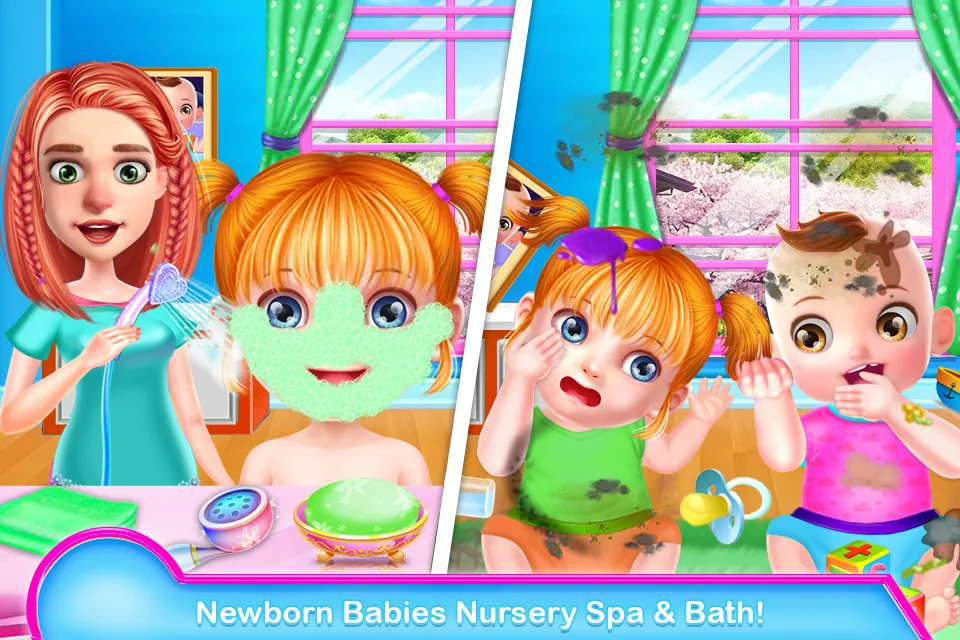 Twins Chic Baby Nursery Game | Indus Appstore | Screenshot