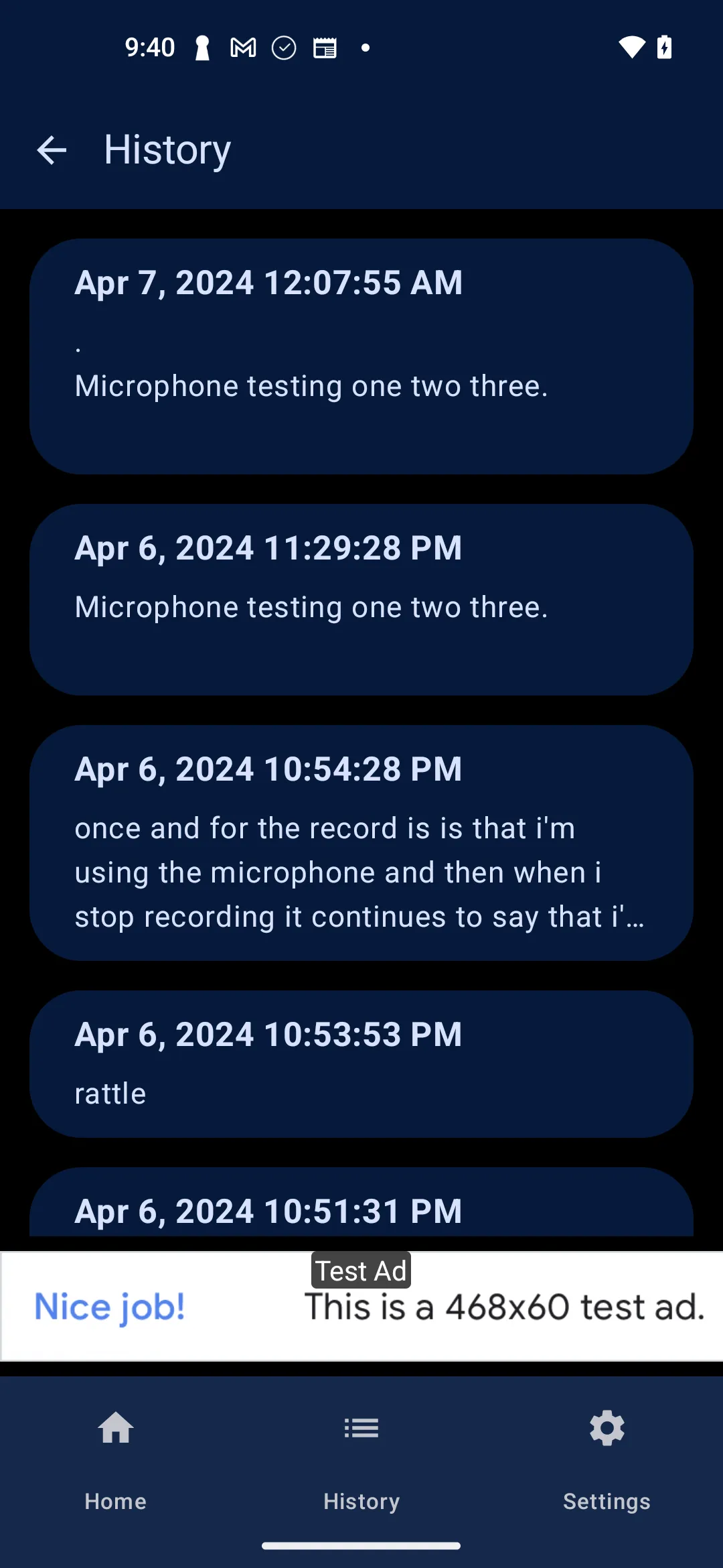 Transcribot: AI audio to text | Indus Appstore | Screenshot