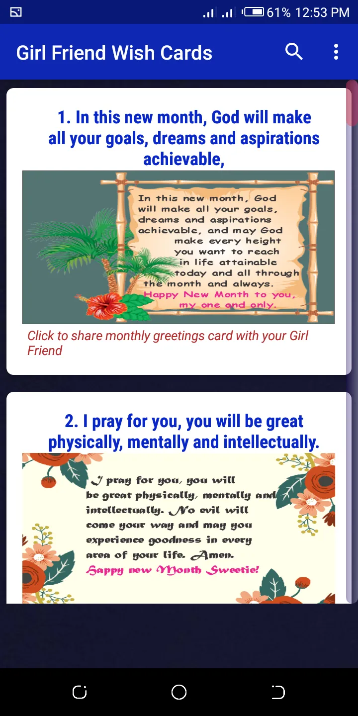 NewMonth Cards & Wish maker | Indus Appstore | Screenshot