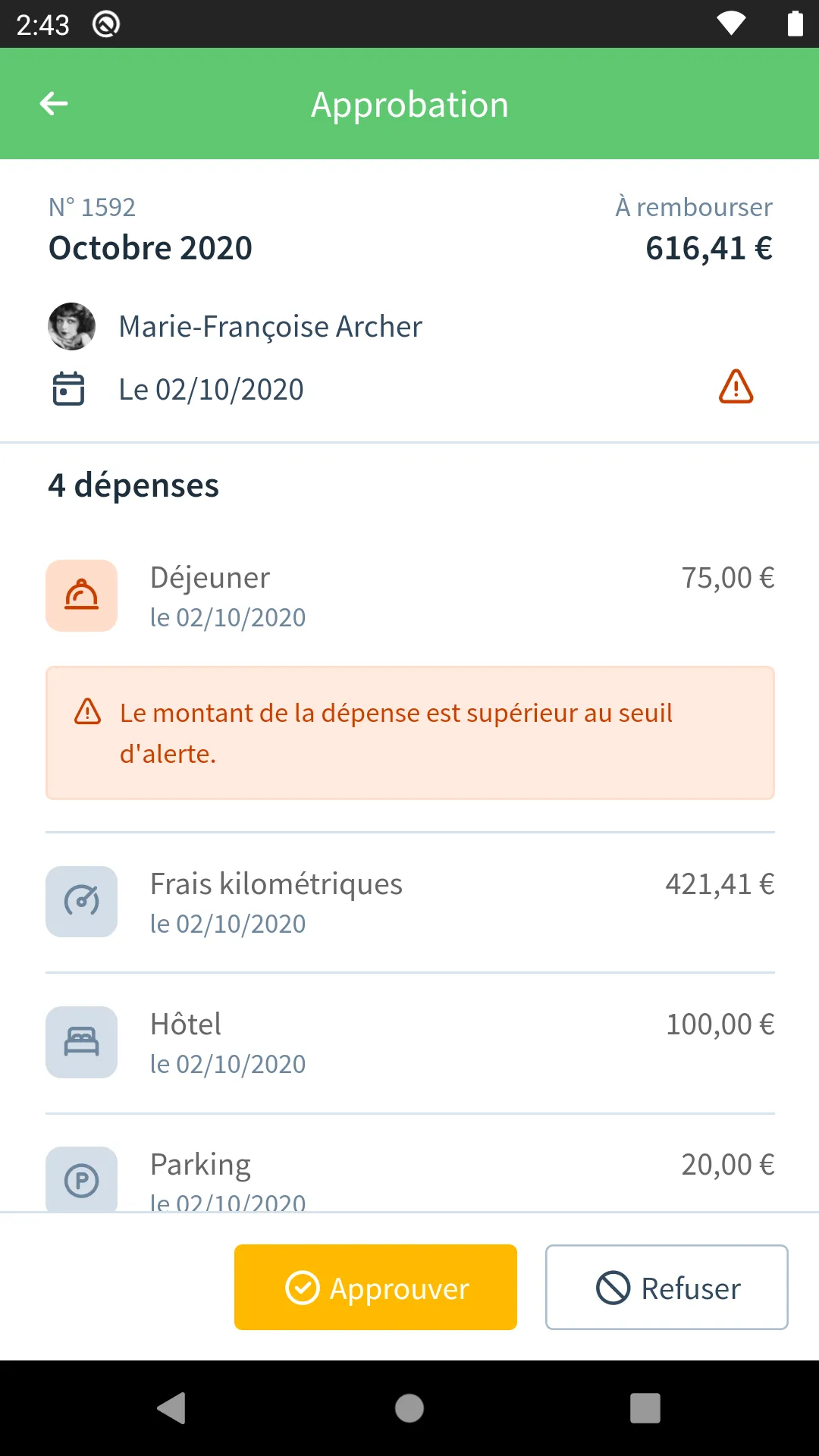 Cleemy - notes de frais | Indus Appstore | Screenshot